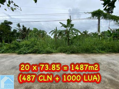 #249 || Đất Công 1487m2 Lộ Ô Tô, Mương Ngang, Nhơn Ái, Phong Điền.