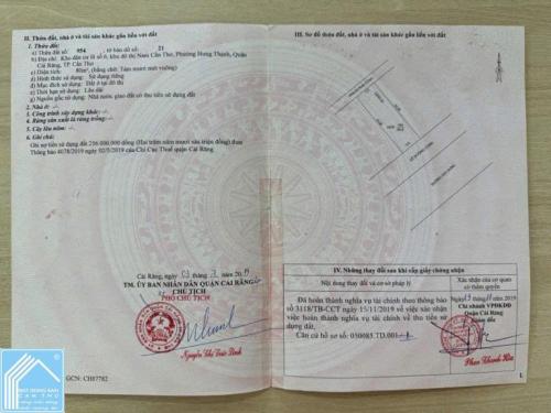 3TỶ080/NỀN ( KTL ) Vị trí nền: số 26-28 đường D33 KDC Hồng Loan.