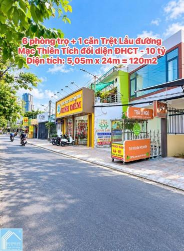 6 phòng trọ + 1 căn Trệt Lầu đường Mạc Thiên Tích đối diện ĐHCT