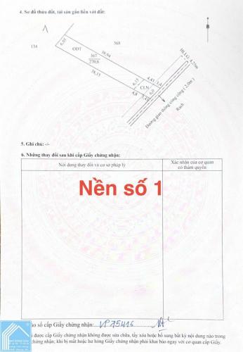 BÁN 03 NỀN 6x46M FULL THỔ CƯ GIÁ 1.55 TỶ, PHƯỜNG AN BÌNH.