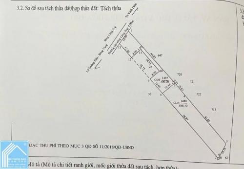 Bán 1000m2 đất mặt tiền đường Tô Vĩnh Diện, Phường Long Tuyền, Bình Thủy, Cần Thơ.