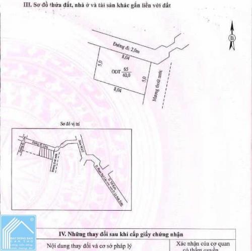 Bán 1Cặp Nhà - xây trên nền 8m x 5m, hẻm 311 NVCừ, đối diện CTy Dược Hậu Giang