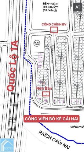 Bán 2 Nền đường D33 KDC Hồng Loan -  Cách cổng bệnh viện NCT 150m