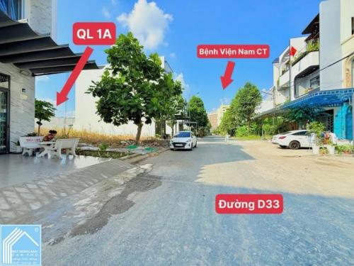 Bán 2 Nền đường D33 KDC Hồng Loan -  Cách cổng bệnh viện NCT 150m