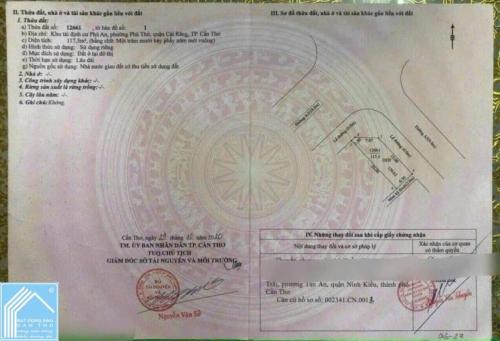 Bán 2 nền liền 200m2 đường A2 KDC Phú An, Phú Thứ, Cái Răng, Cần Thơ. 