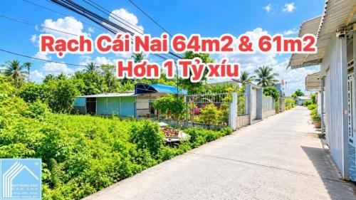 Bán 2 nền rạch cái nai cách ql1a 500m, đh tây đô 1km, p.cái răng - 1 tỷ 1xx triệu/nền