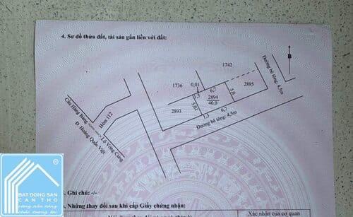 bán 3 nền 8x5m liền kề hẻm 112 hoàng quốc việt, phường an bình, quận ninh kiều, cần thơ