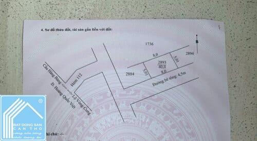 bán 3 nền 8x5m liền kề hẻm 112 hoàng quốc việt, phường an bình, quận ninh kiều, cần thơ