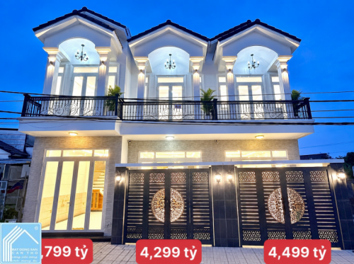 Bán 3 nhà trệt lầu Mặt tiền bờ kè Cái Sơn - gần Bệnh viện Nhi, SIS, ĐH FPT, Chợ Nổi,...