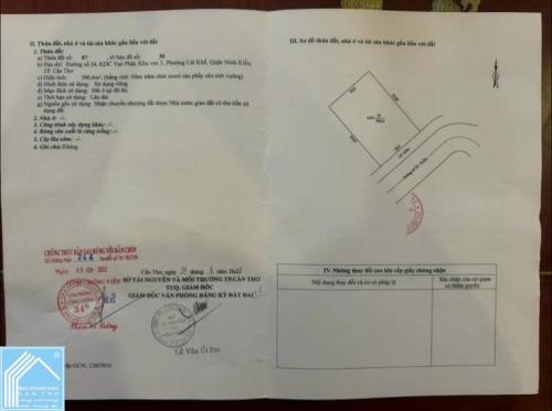 Bán 596,6m2 Đất mặt tiền Trần Văn Giàu khu biệt thự Cồn Khương - 35 Tỷ