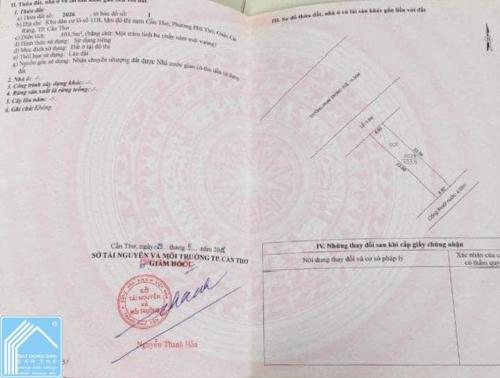 Bán cặp nền GÓc đẹp trục chính đường Phan Trọng Tuệ KDC Diệu Hiền, Phường Hưng Phú, Cần Thơ.