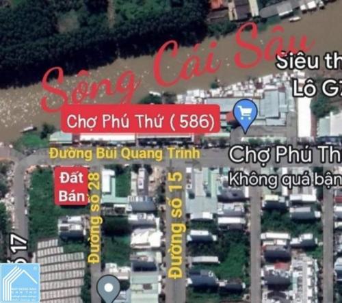 BÁN CẶP NỀN GỐC O2 MẶT TIỀN ĐƯỜNG BÙI QUANG TRINH & ĐƯỜNG SỐ 28 - KHU DÂN CƯ 586