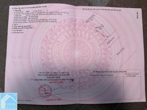 BÁN CẶP NỀN LIỀN 200M2 ĐƯỜNG A2 KDC PHÚ AN -  LH 0942495498 PHƯƠNG