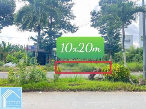 BÁN CẶP NỀN LIỀN 200M2 ĐƯỜNG A2 KDC PHÚ AN -  LH 0942495498 PHƯƠNG