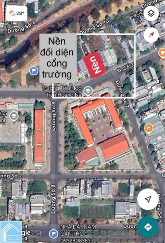 Bán GẤP Nền - MẶT TIỀN - vị trí đẹp✔Đối diện cổng trường Trần Hoàng Na