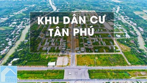 BÁN Nền - Diện tích chuẩn đẹp (5m x 20m). Sổ hồng sang tên ngay. Mặt tiền (B9 - KDC Tân Phú)