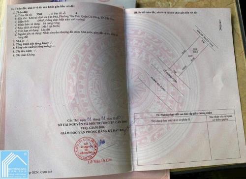 BÁN NỀN 10 B10 KDC TÂN PHÚ, PHƯỜNG HƯNG PHÚ, TP. CẦN THƠ - ĐỐI DIỆN TRƯỜNG HỌC ĐANG XÂY.