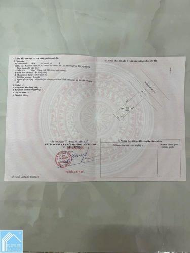 Bán nền 100m2 đường số 48 KDC 586, Phường Hưng Phú, TP Cần Thơ