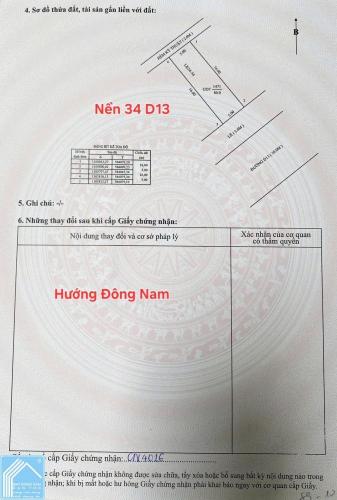 BÁN NỀN 34 D13 KHU ĐÔ THỊ HỒNG LOAN. GIÁ ĐẦU TƯ 3 TỶ 300 TRIỆU 