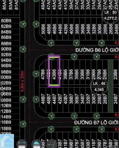 Bán nền 43 đường B6 khu dân cư Phú An, phường Hưng Phú, thành phố Cần Thơ - 2.2 tỷ