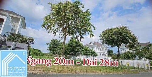 Bán Nền Biệt Thự Nguyễn Hữu Cầu – Cồn Khương Ninh Kiều – 20x28m – 560m² – Lộ 20m