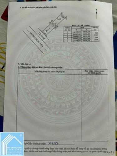 BÁN NỀN BLOCK H1 ĐƯỜNG SỐ 30 KDC 586 - P. HƯNG PHÚ, CẦN THƠ. 