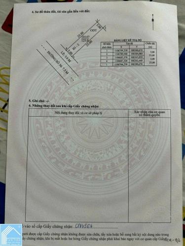   BÁN NỀN BLOCK H1 ĐƯỜNG SỐ 30 KDC 586  ———————————————  Diện tích đất: 5m x 25m