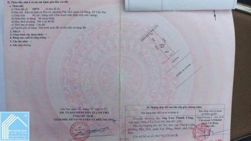  Bán Nền Đẹp Đường A7 30M - KDC Phú An Trục Lớn Thông Trần Hoàng Na