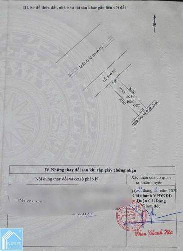 BÁN NỀN ĐẸP KHÔNG VƯỚNG GIÁ RẺ MẶT TIỀN ĐƯỜNG A2 KDC PHÚ AN 