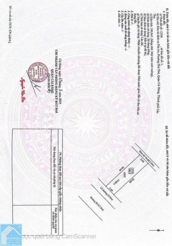 BÁN NỀN ĐƯỜNG B11 KDC PHÚ AN, PHƯỜNG PHÚ THỨ, Q CÁI RĂNG, TP CẦN THƠ