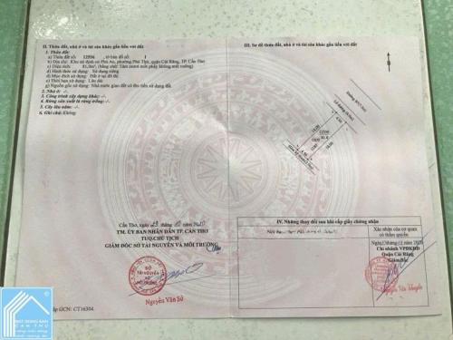 BÁN NỀN ĐƯỜNG B7 KDC PHÚ AN P PHÚ THỨ TP CẦN THƠ - GIÁ 2 TỶ 100 TRIỆU thuế buôn hết