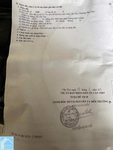 Bán nền P1-96 đường C1 KDC Thiên Lộc, phường Hưng Phú, TP Cần Thơ