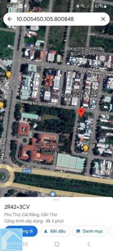 Bán nền Đường số 46 Khu dân cư 586, P. Hưng Phú, Cái Răng, Tp Cần Thơ