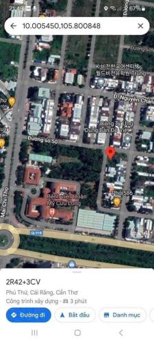 Bán nền Đường số 46 Khu dân cư 586, P. Hưng Phú, Cái Răng, Tp Cần Thơ