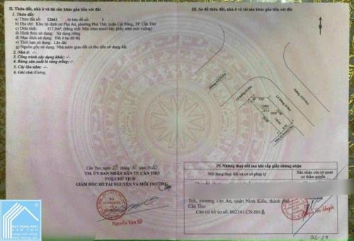 Bán Nền góc 2 mặt trục chính A2 KDC Phú An, phường Hưng Phú, Cần Thơ- Nền 139A2