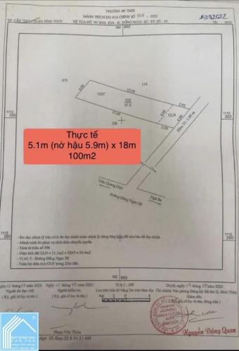 Bán NỀN Hẻm 31 Đồng Ngọc Sứ, cấp GPXD, xây nhà ở ngay (Hẻm nằm gần Trần Quang Diệu)