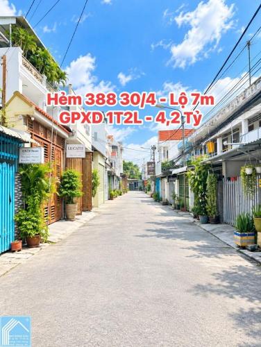 Bán Nền hẻm 388 đường 30/4 thông Lê Bình & Quảng Trọng Hoàng