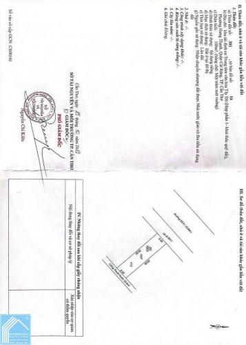 BÁN NỀN KHU DÂN CƯ VĂN HOÁ TÂY ĐÔ - CÁCH CÔNG AN PHƯỜNG CÁI RĂNG - TP. CẦN THƠ CHỈ 40m