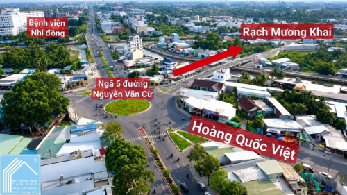 Bán nền mặt tiền bờ kè rạch mương khai, cách nguyễn văn cừ 100m 