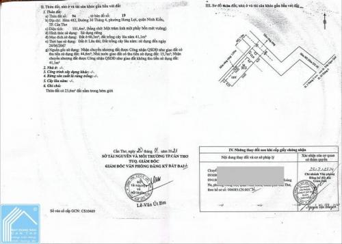 BÁN NỀN PHƯỜNG TÂN AN, TP CẦN THƠ (trung tâm)