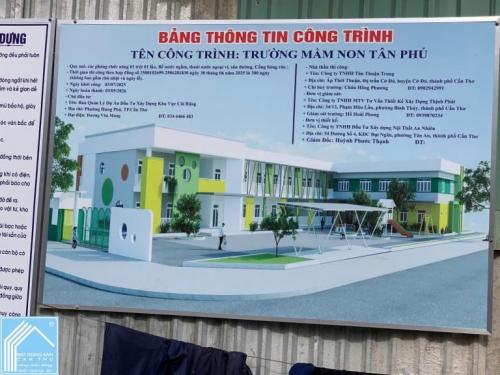 BÁN NỀN SỔ HỒNG ĐÔNG BẮC ĐƯỜNG B14 KDC TÂN PHÚ, CÁI RĂNG, CẦN THƠ