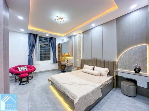 Bán nhà 1 trệt 2 lầu nội thất cao cấp, hiện đại_D7 KDC Hồng Loan