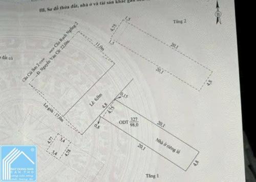 Bán Nhà 1 Trệt 3 Lầu Mặt tiền đường Nguyễn Văn Cừ - Gần KDC Đại Ngân