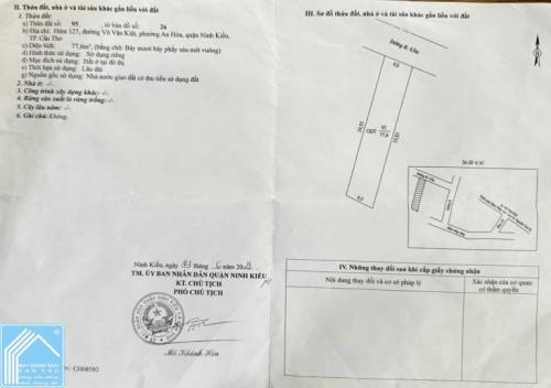 BÁN NHÀ 1T1L, CAO RÁO - trung tâm P. An Hoà (Ninh Kiều, TPCT).Hẻm rộng 4m, xe hơi tới nhà