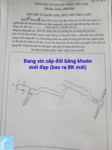 Bán nhà 1T1L đúc, Hẻm 304 đường Tầm Vu (Nằm gần - ST Vincom Xuân Khánh)