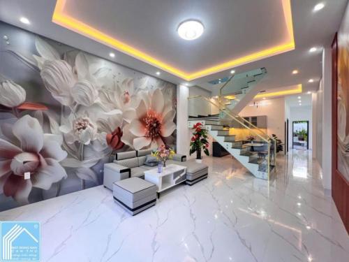 Bán Nhà 1T1L đúc mới, có SÂN VƯỜN sau nhà✔MT Đường B9 KDC Phú An