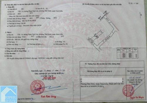 BÁN NHÀ 1T1L, Hẻm 77B Phạm Ngũ Lão (Thông được Ra Hẻm 54 Hùng Vương)