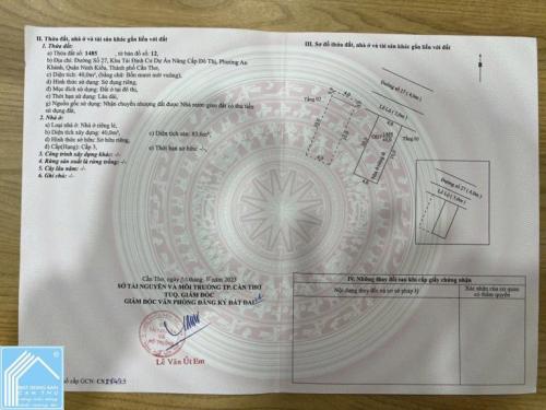 Bán nhà 1T1L, MẶT TIỀN (KDC Thới Nhựt 1), MT Đường Số 27, gần chợ An Khánh