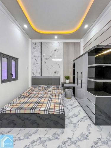 BÁN NHÀ 1T2L đúc MỚI - THIẾT KẾ HIỆN ĐẠI, Mặt Tiền, gần chợ An Khánh