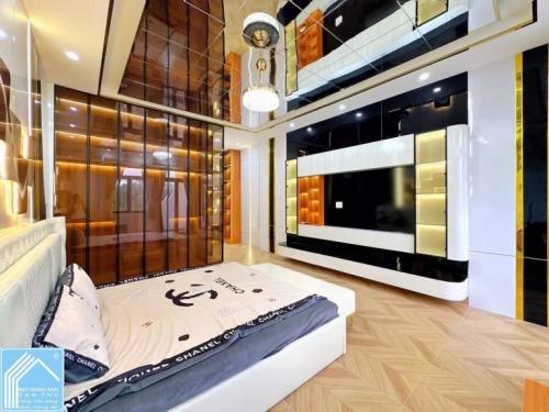 BÁN NHÀ 1T2L đúc, Sổ hồng, hoàn công, MẶT TIỀN - KDC Hồng Loan 6A